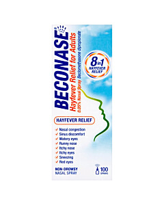 Beconase Hayfever Relief For Adults 0.05% Nasal Spray 100 Dose