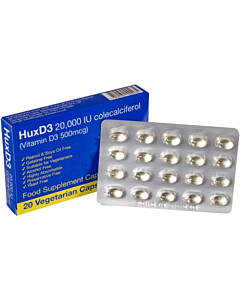 Huxd3 Cap 20000iu Colecalciferol x 20