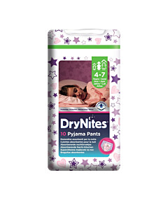 Huggies Drynites Pyjama Pants Girl 4-7 Years
