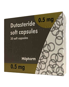 Dutasteride 0.5mg capsules - (30 Capsules)