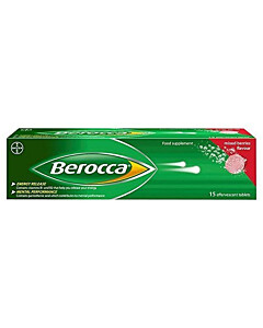 Berocca effervescent mixed berries - 15 tablets