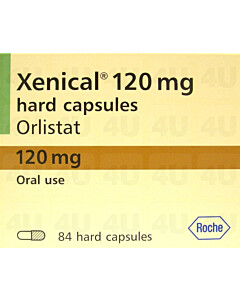 Xenical (Orlistat) 120mg Capsules x 168