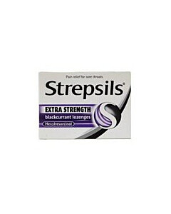 Strepsils lozenges Extra Blackcurrant 2.4mg 24