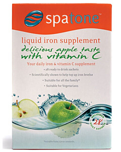 Spatone 100% natural iron supplement with vitamin C 28 day pack