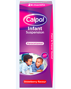 Calpol infant suspension Strawberry 120mg/5ml x 200ml