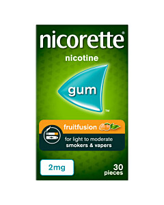 Nicorette Gum Fruit Fusion 2mg x 30s