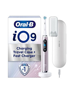 ORAL-B iO 9 Electric Toothbrush & Charging Travel Case - Rose Quartz
