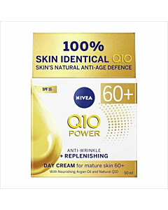 Nivea Q10 Power 60+ Anti-Wrinkle Cream SPF-15 - Day Cream