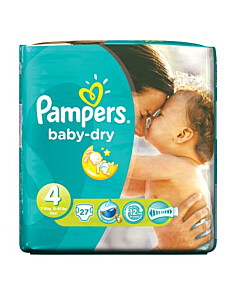 Pampers Baby Dry Size 4 Carry Pack