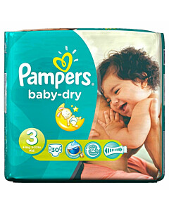 Pampers Baby Dry Nappies Size 3