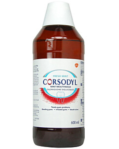 Corsodyl Fresh Mint Mouthwash 600ml