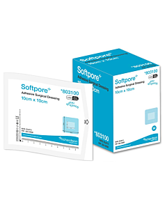 Softpore 803100 Dressing 10cm x 10cm Pack of 50