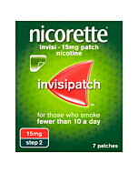 Nicorette Step 2 Invisi 15mg 7 Patches