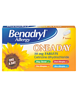 Benadryl One A Day Relief 7 Tablets