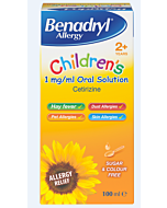 Benadryl for Children Allergy Solution 100ml