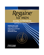 Hereditary Hair Loss Treatment - Regaine Extra Strength Solution - One Months Supply - Great Value