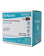 Softpore 803067 Dressing 6cm x 7cm Pack of 60