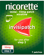 Nicorette Step 3 Invisi 10mg 7 Patches