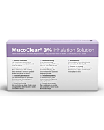 MucoClear 3% Hypertonic Saline Inhalation Solution - 20 x 4ml