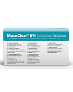 MucoClear 6% Hypertonic Saline Inhalation Solution - 60 x 4ml