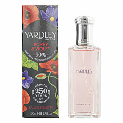 Yardley Poppy And Violet Eau De Toilette 50ml