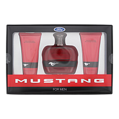 Mustang Red 3 Piece Gift Set: Eau De Toilette 100ml - Aftershave Balm 100ml - Hair Body Wash 100ml