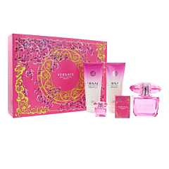 Versace Bright Crystal Absolu 4 Piece Gift Set: Eau De Parfum 90ml - Shower Gel 100ml - Body Lotion 100ml - Eau De Parfum 5ml