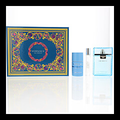 Versace Eau Fraiche 3 Piece Gift Set: Eau De Toilette 100ml - Deodorant Stick 75ml - Eau De Toilette 10ml