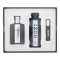 Izod 3 Piece Gift Set: Eau De Toilette 125ml - Eau De Toilette 15ml - Body Spray 200ml