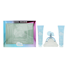 Ariana Grande Cloud 3 Piece Gift Set: Eau De Parfum 100ml - Body Lotion 100ml - Bath Shower Gel 100ml