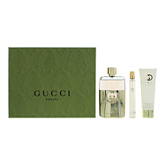 Gucci Guilty 3 Piece Gift Set: Eau De Parfum 90ml - Eau De Parfum 10ml - Body Lotion 100ml