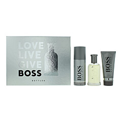 Hugo Boss Bottled 3 Piece Gift Set: Eau De Toilette 100ml - Shower Gel 100ml - Deodorant Spray 150ml