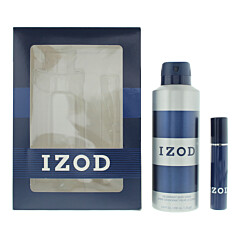 Izod Blue 2 Piece Gift Set: Eau De Toilette 15ml - Body Spray 200ml