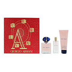 Giorgio Armani My Way 3 Piece Gift Set: Eau De Parfum 90ml - Eau De Parfum 15ml - Body Lotion 75ml