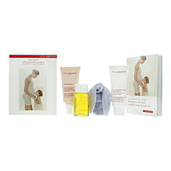 Clarins A Beautiful Pregnacy 3 Piece Gift Set: Exfoliating Body Scrub 200ml - Body Treatment Oil Tonic 100ml - Body Partner 175ml