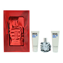 Diesel Only The Brave 3 Piece Gift Set: Eau De Toilette 75ml - 2 X Shower Gel 75ml