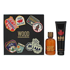 Dsquared2 Wood 2 Piece Gift Set: Eau De Toilette 100ml - Shower Gel 150ml