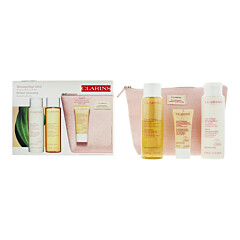 Clarins Perfect Cleansing Normal Skin 4 Piece Gift Set: Cleansing Milk 200ml - Toning Lotion