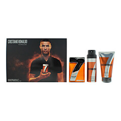 Cristiano Ronaldo Cr7 Fearless 3 Piece Gift Set: Eau De Toilette 100ml - Shower Gel 150ml - Body Spray 150ml