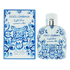 Dolce Gabbana Light Blue Summer Vibes Pour Homme Eau De Toilette 125ml