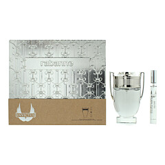 Paco Rabanne Invictus 2 Piece Gift Set: Eau De Toilette 100ml - Eau De Toilette 10ml