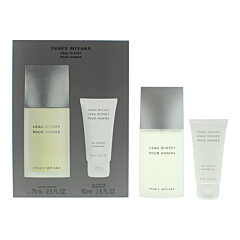 Issey Miyake L'eau D'issey Pour Homme 2 Piece Gift Set: Eau De Toilette 75ml - Shower Gel 50ml