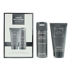 David Beckham Instinct 2 Piece Gift Set: Shower Gel 150ml - Deodorant Spray 150ml