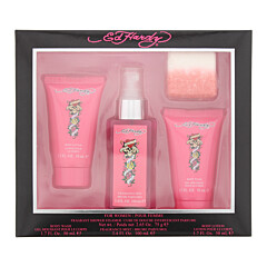 Ed Hardy 3 Piece Gift Set: Fragrance Mist 100ml - Body Wash 50ml - Body Lotion 50ml