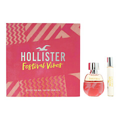 Hollister Festival Vibes 2 Piece Gift Set: Eau De Parfum 50ml - Eau De Parfum 15ml
