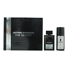 Antonio Banderas The Secret 2 Piece Gift Set: Eau De Toilette 100ml - Deodorant Spray 150ml
