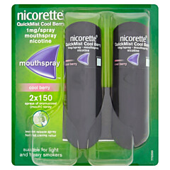 Nicorette QuickMist Cool Berry 1mg Spray Duo