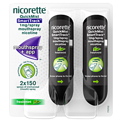 Nicorette QuickMist SmartTrack Mouth Spray Duo