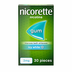 Nicorette Gum Icywhite 2mg 30s