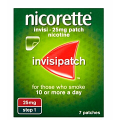 Nicorette Step 1 Invisi 25mg 7 Patches